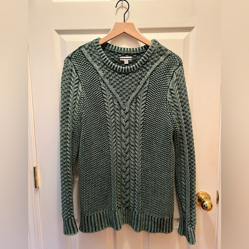L.L.Bean Signature Cotton Fisherman Knit Sweater